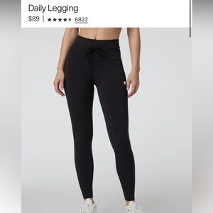 Vuori Daily Leggings Black Size Small